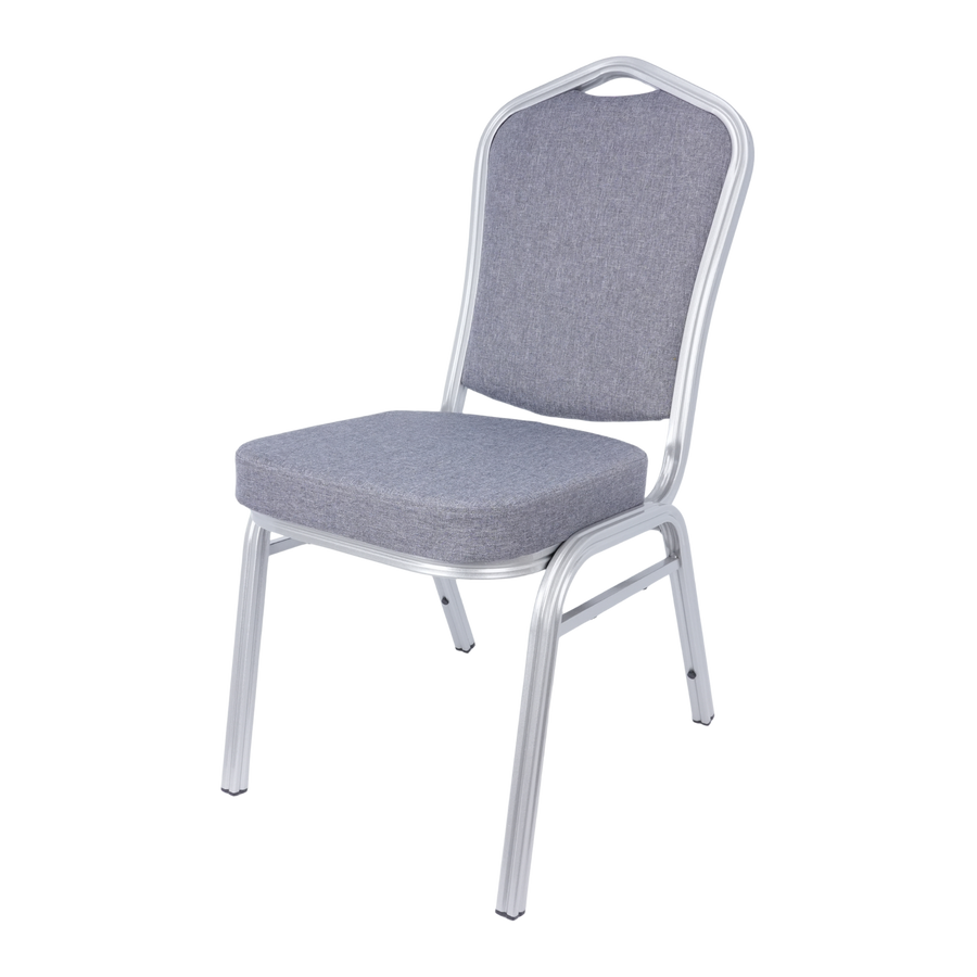 Premium Plus Banquet Stacking Chair Grey