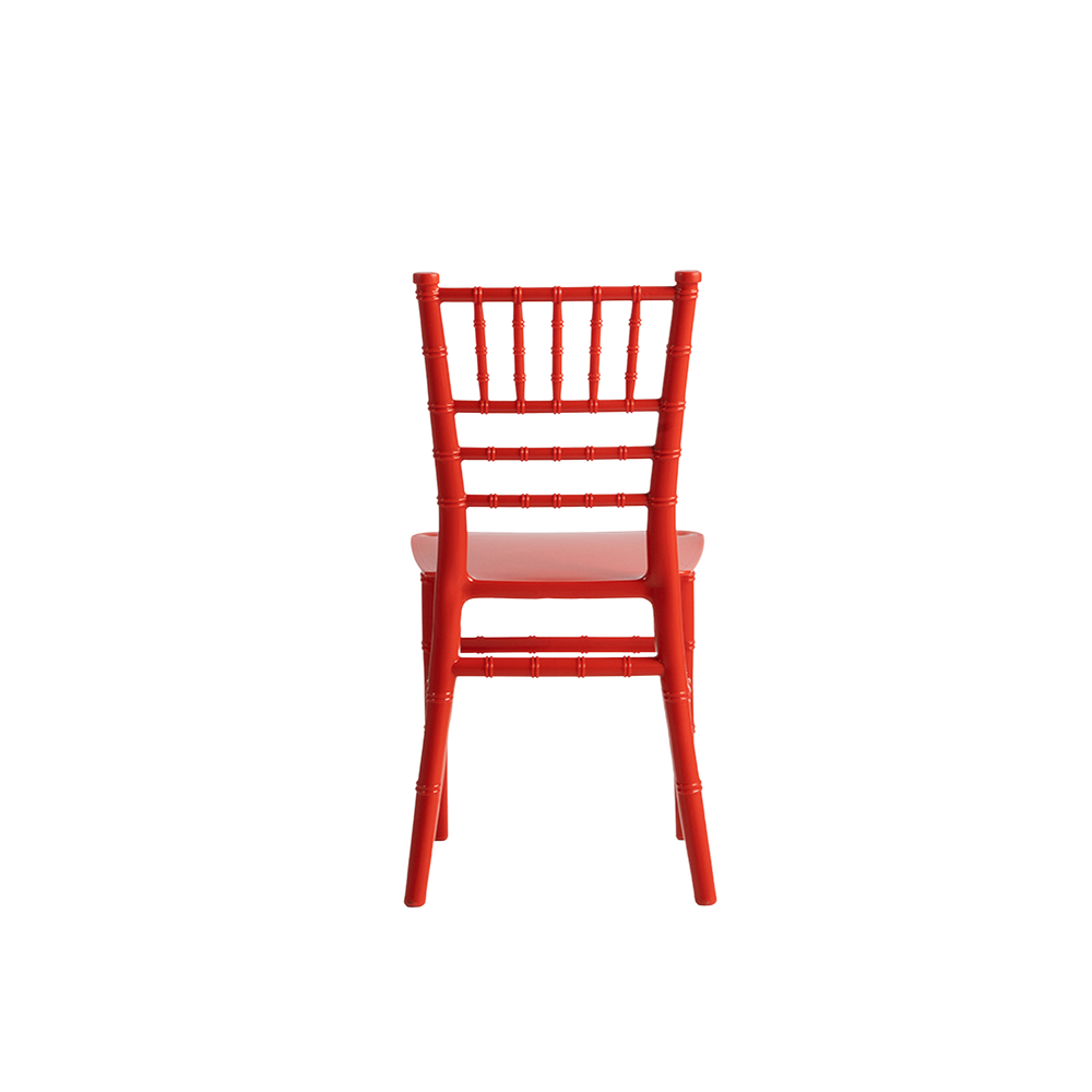 Chiavari Tiffany Kids Stacking Chair Polypropylene Red