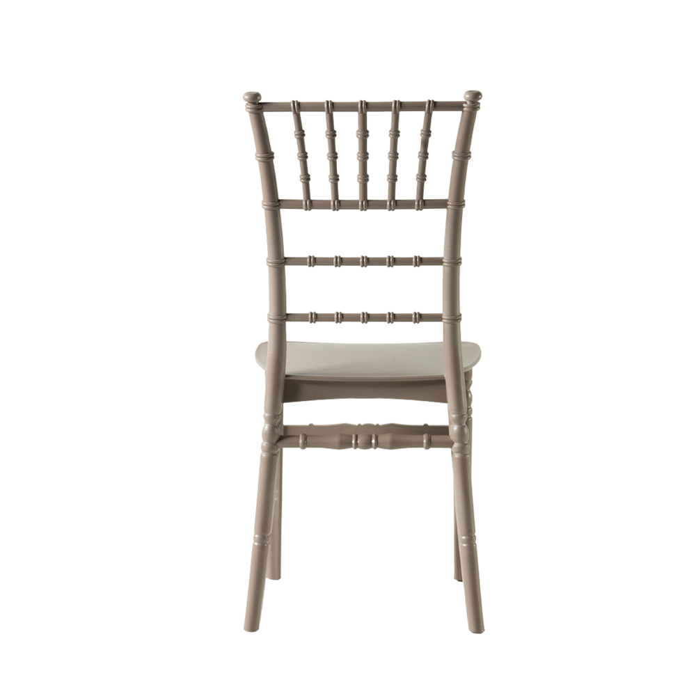 Chiavari Tiffany Polypropylene Stacking Chair Limewash
