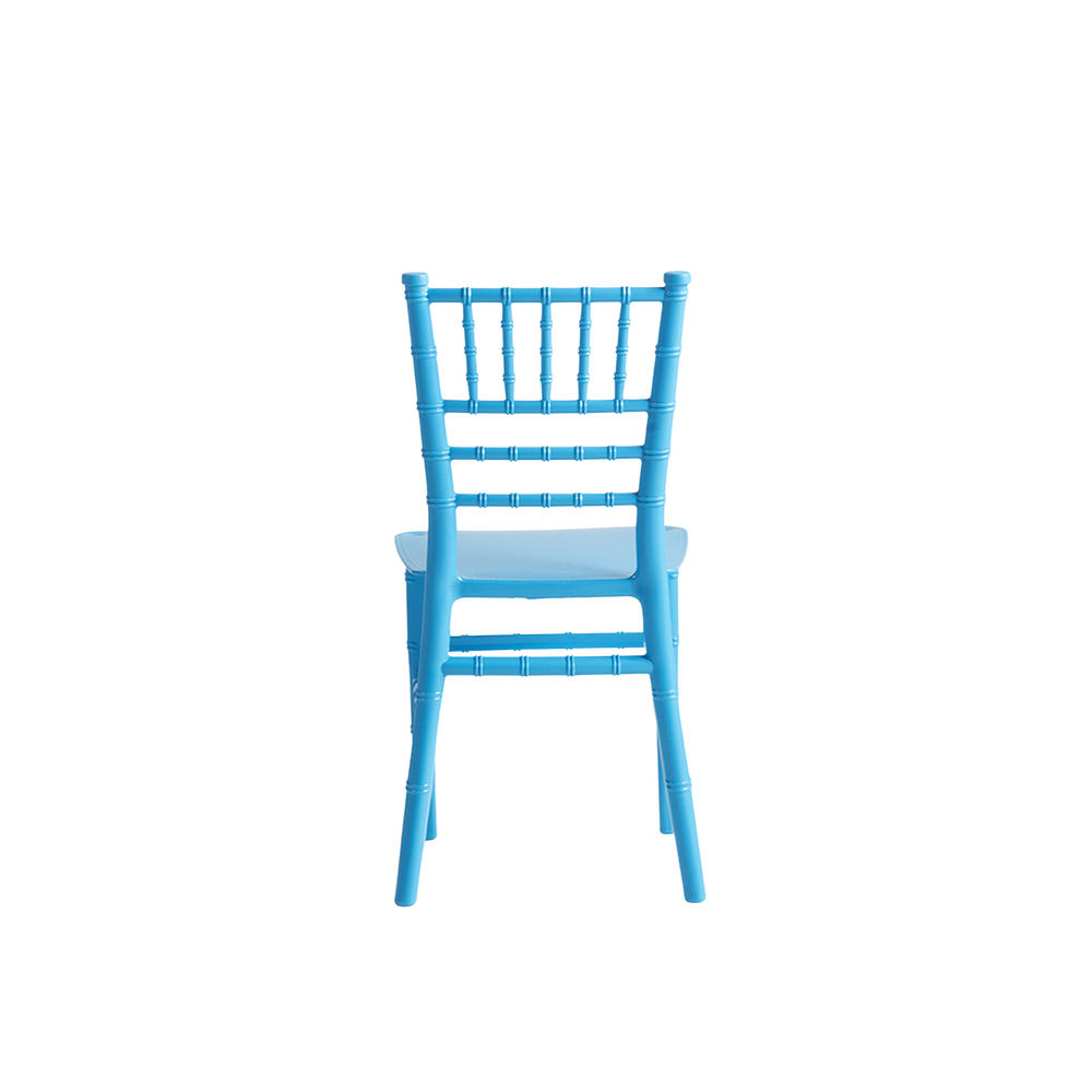 Chiavari Tiffany Kids Stacking Chair Polypropylene Cyan
