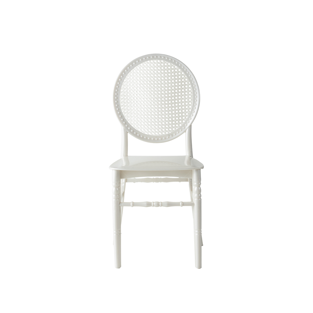 Chiavari Toy Stacking Polypropylene Chair Pearl