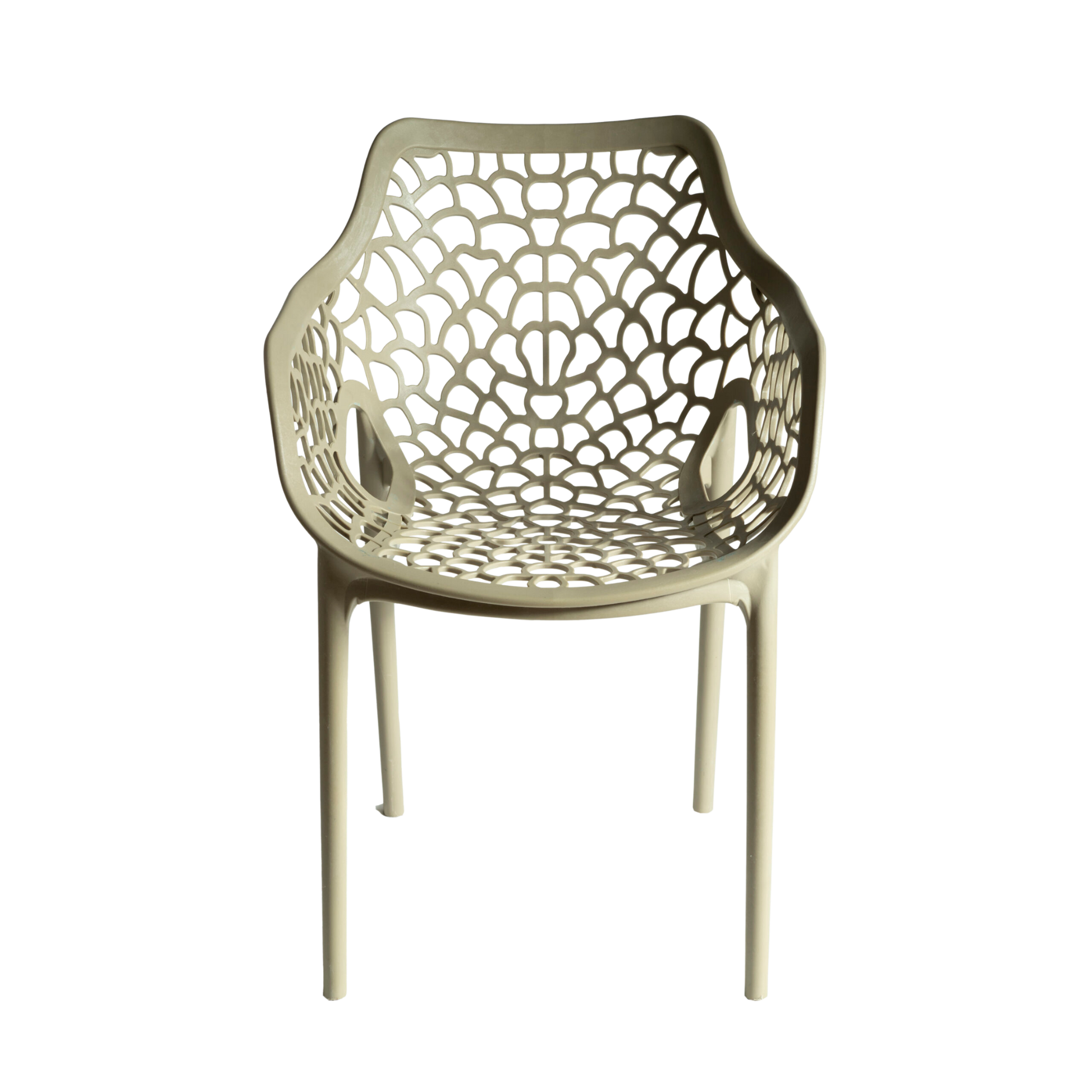 Viva Polypropylene Chair Cream  – Stackable Commercial Outdoor Seating