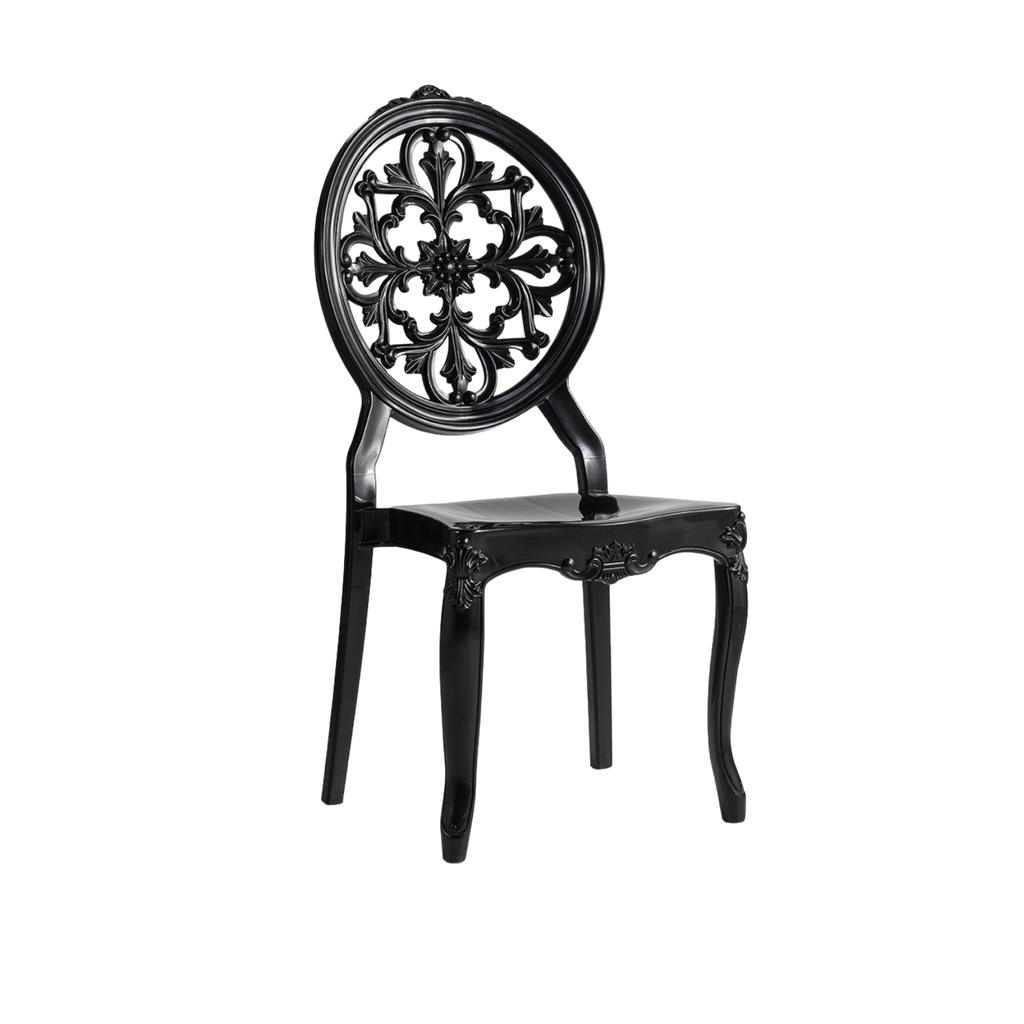 Chiavari Harmony Stacking Polypropylene Chair Black