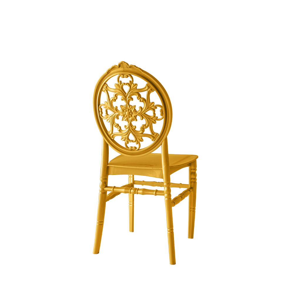 Chiavari Nozze Polypropylene Stacking Chair Gold