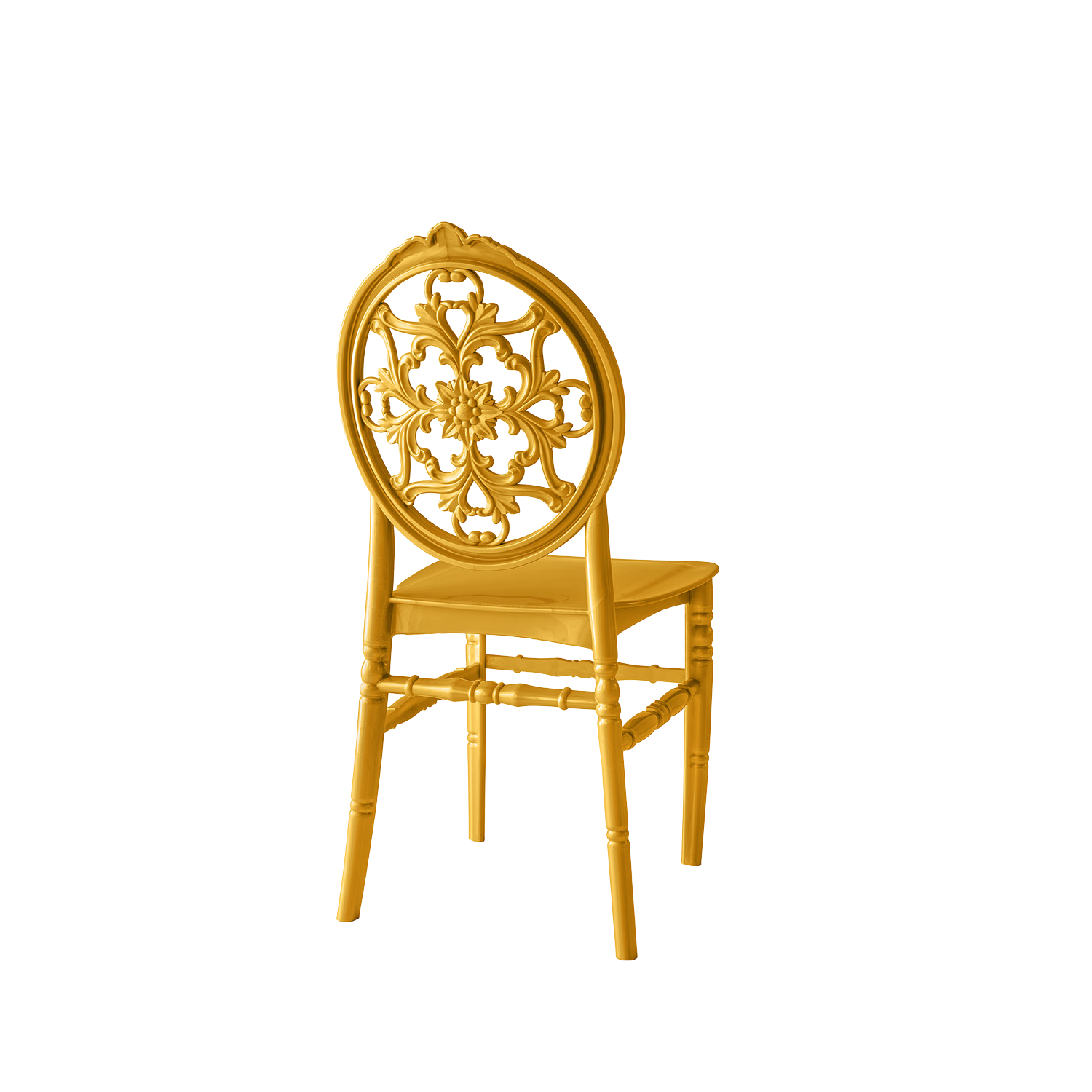 Chiavari Nozze Polypropylene Stacking Chair Gold