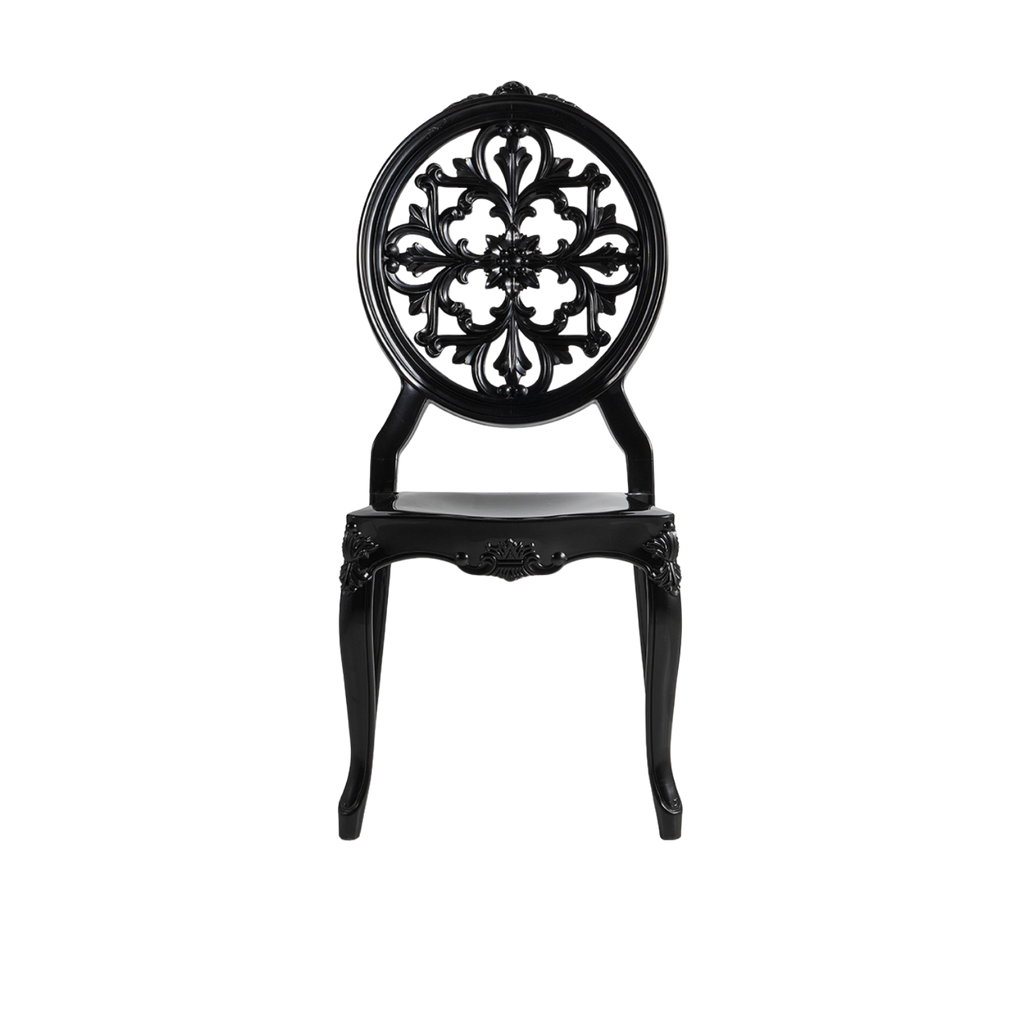 Chiavari Harmony Stacking Polypropylene Chair Black