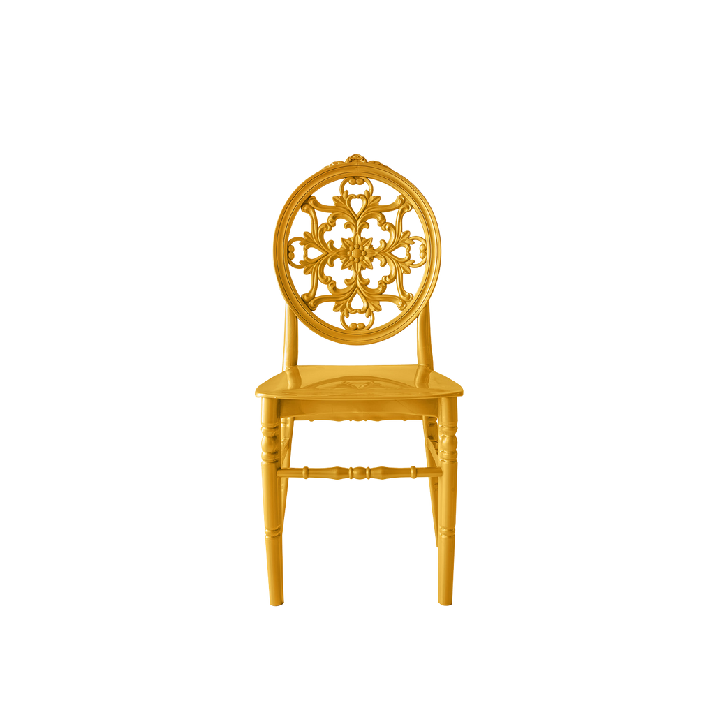 Chiavari Nozze Polypropylene Stacking Chair Gold