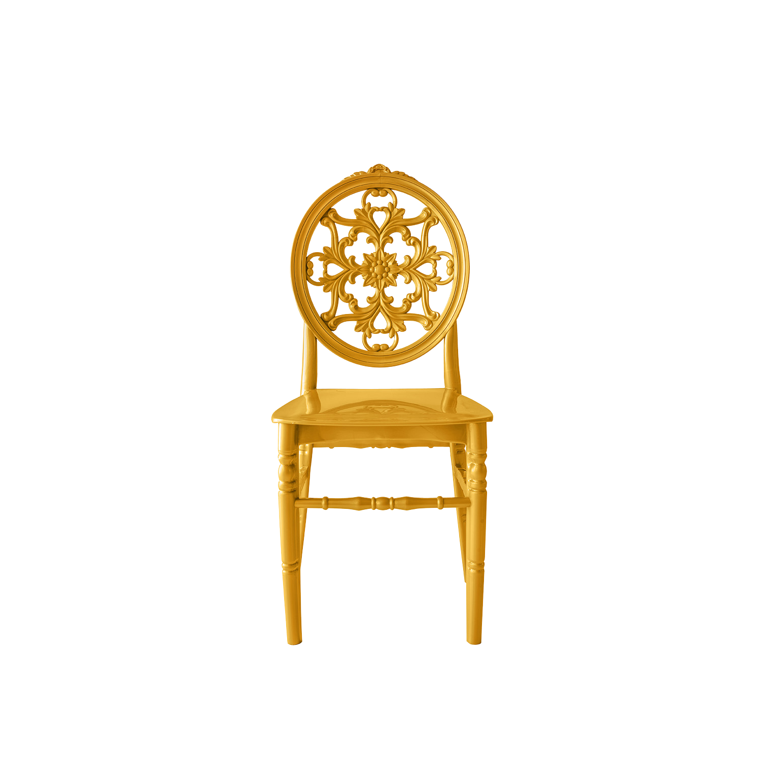 Chiavari Nozze Polypropylene Stacking Chair Gold