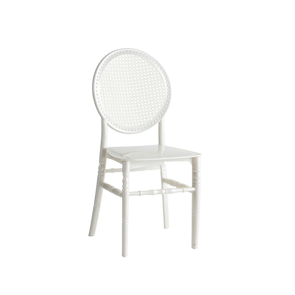 Chiavari Toy Stacking Polypropylene Chair Pearl