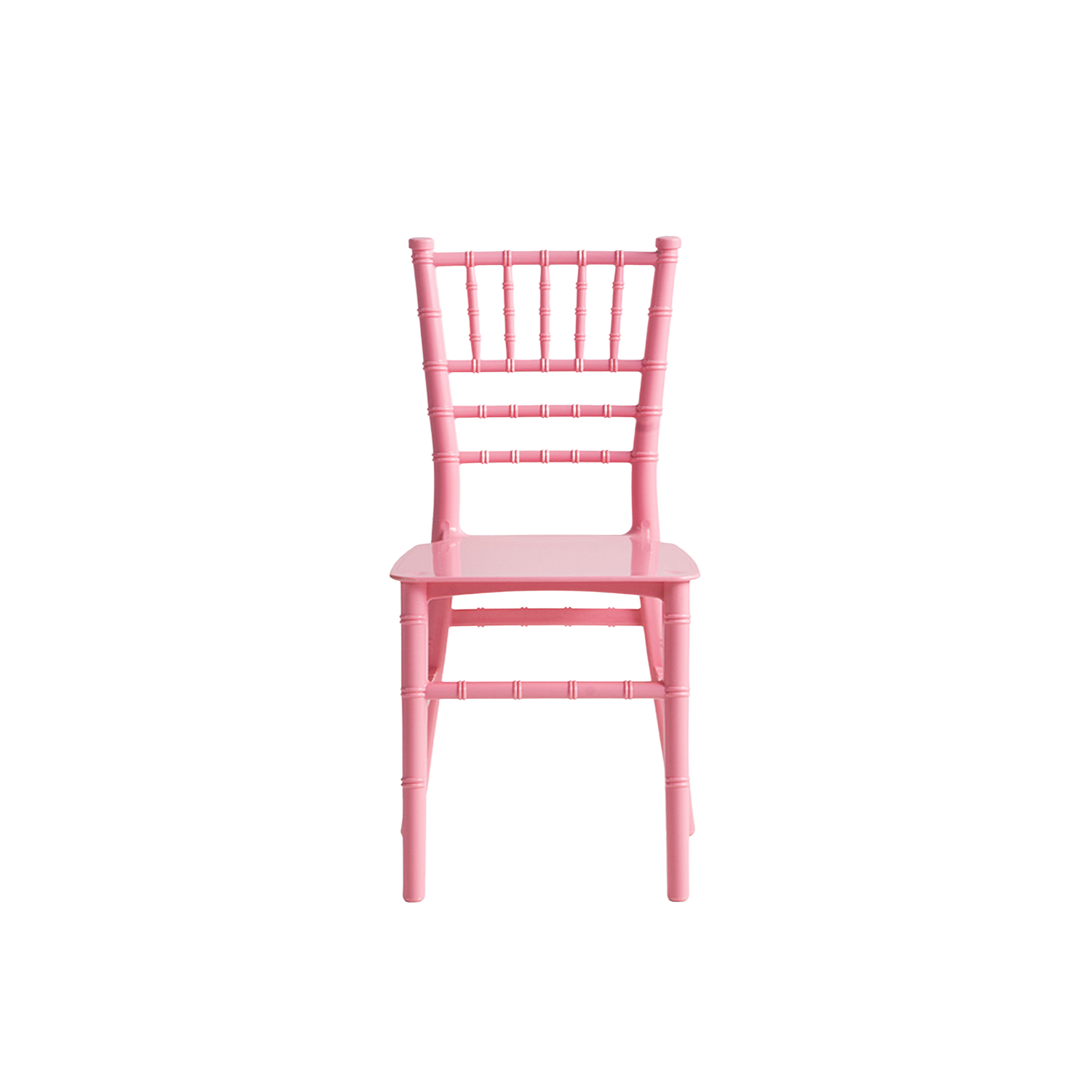 Chiavari Tiffany Kids Stacking Chair Polypropylene Pink