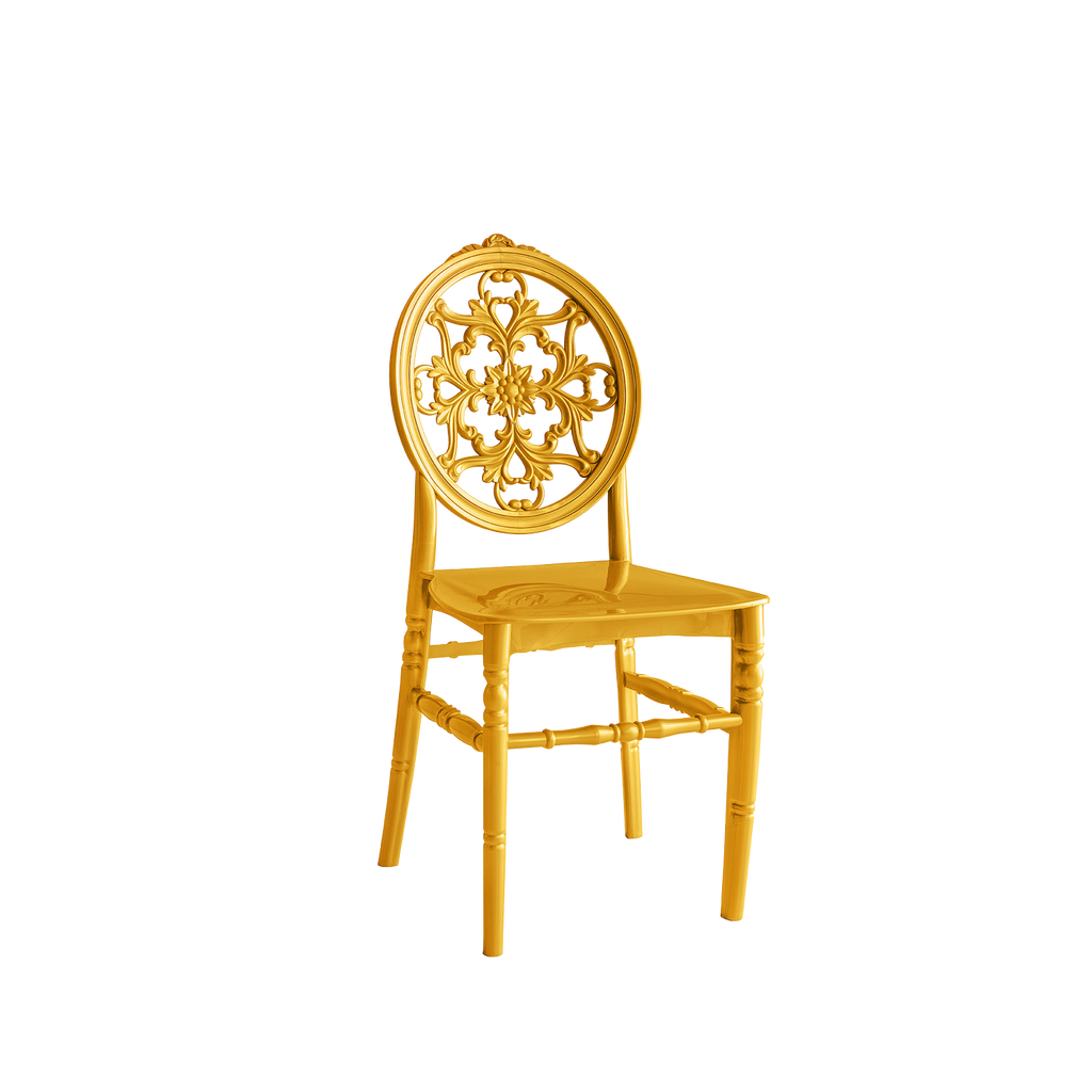 Chiavari Nozze Polypropylene Stacking Chair Gold