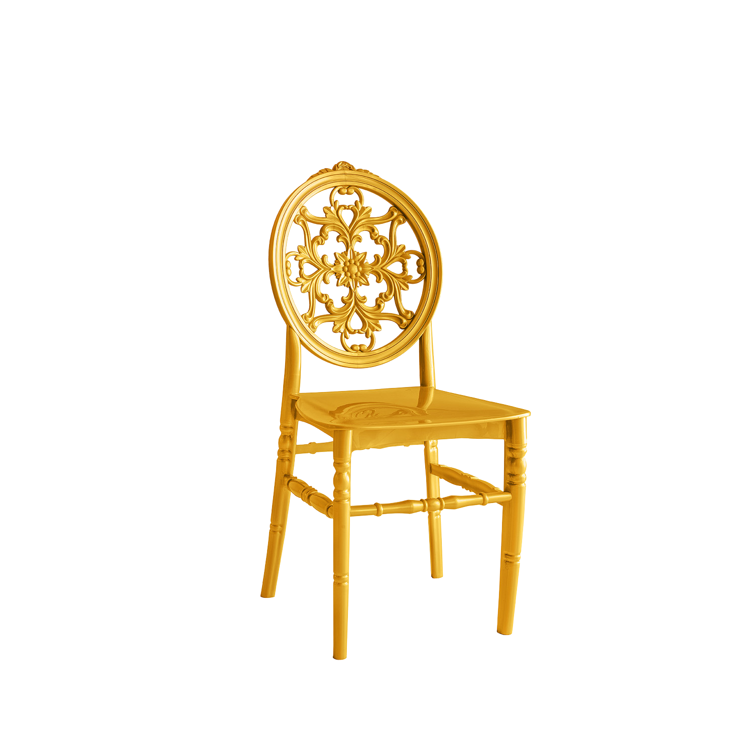 Chiavari Nozze Polypropylene Stacking Chair Gold