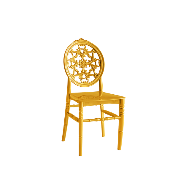 Chiavari Nozze Polypropylene Stacking Chair Gold