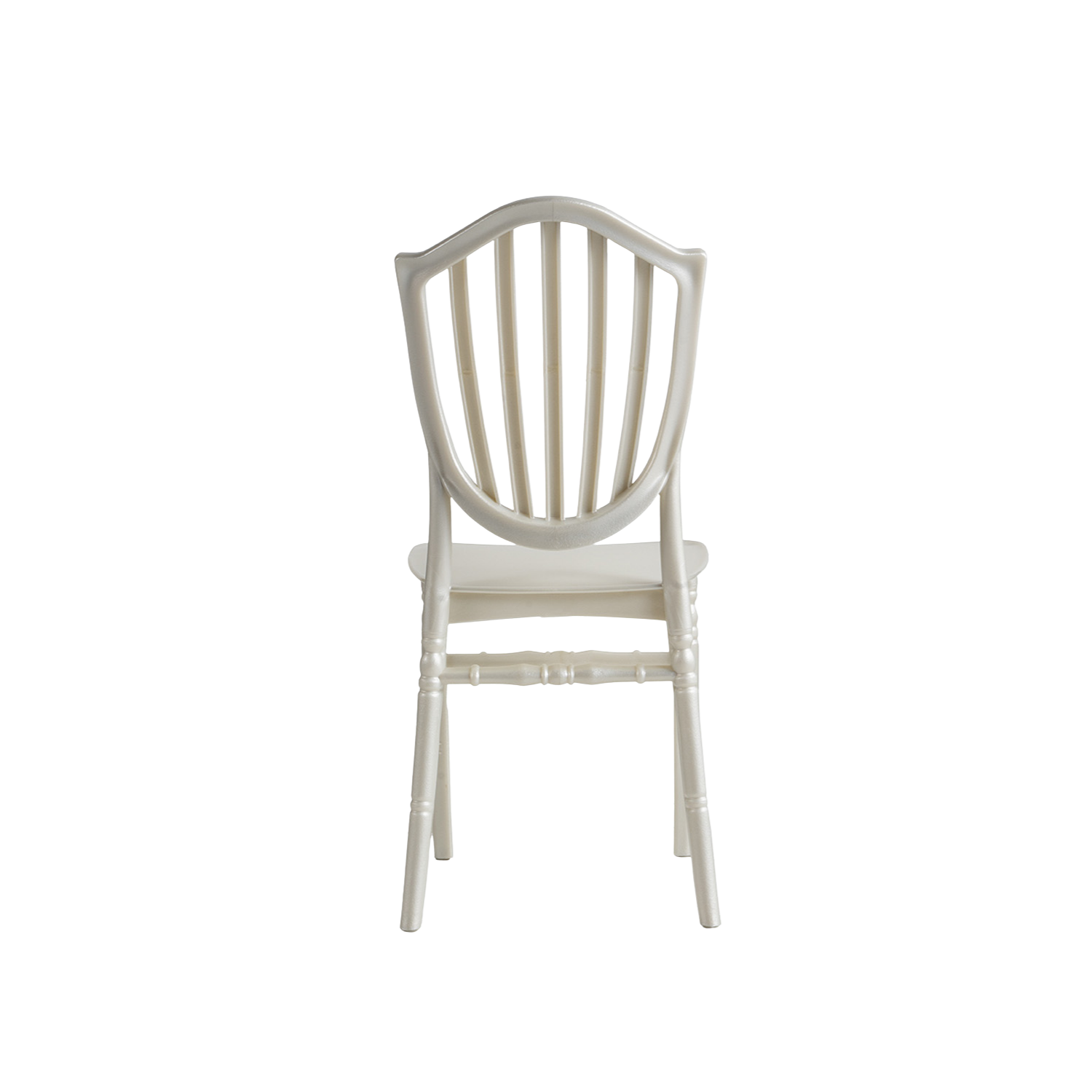 Chiavari Vasto Stacking Polypropylene Chair Pearl