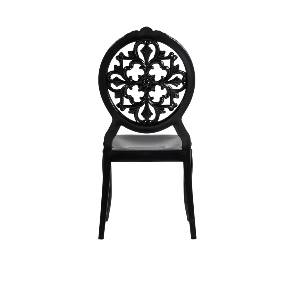 Chiavari Harmony Stacking Polypropylene Chair Black