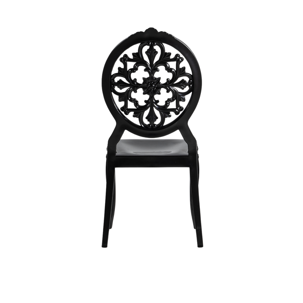 Chiavari Harmony Stacking Polypropylene Chair Black