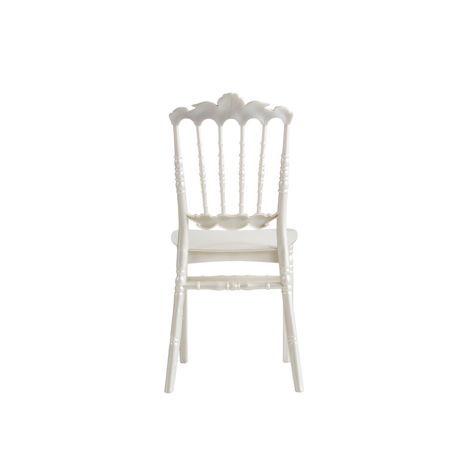 Chiavari Lepo Stacking Polypropylene Chair Pearl