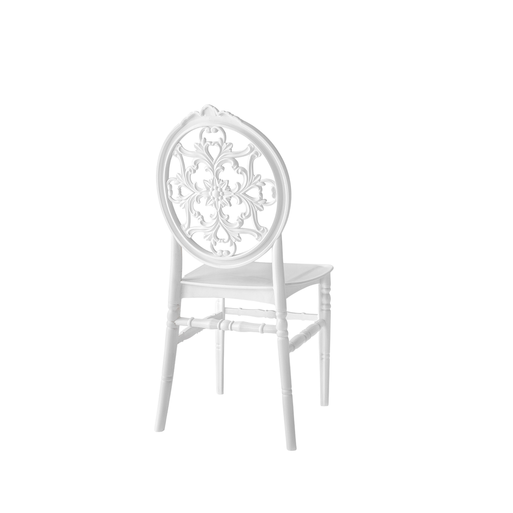 Chiavari Nozze Polypropylene Stacking Chair White