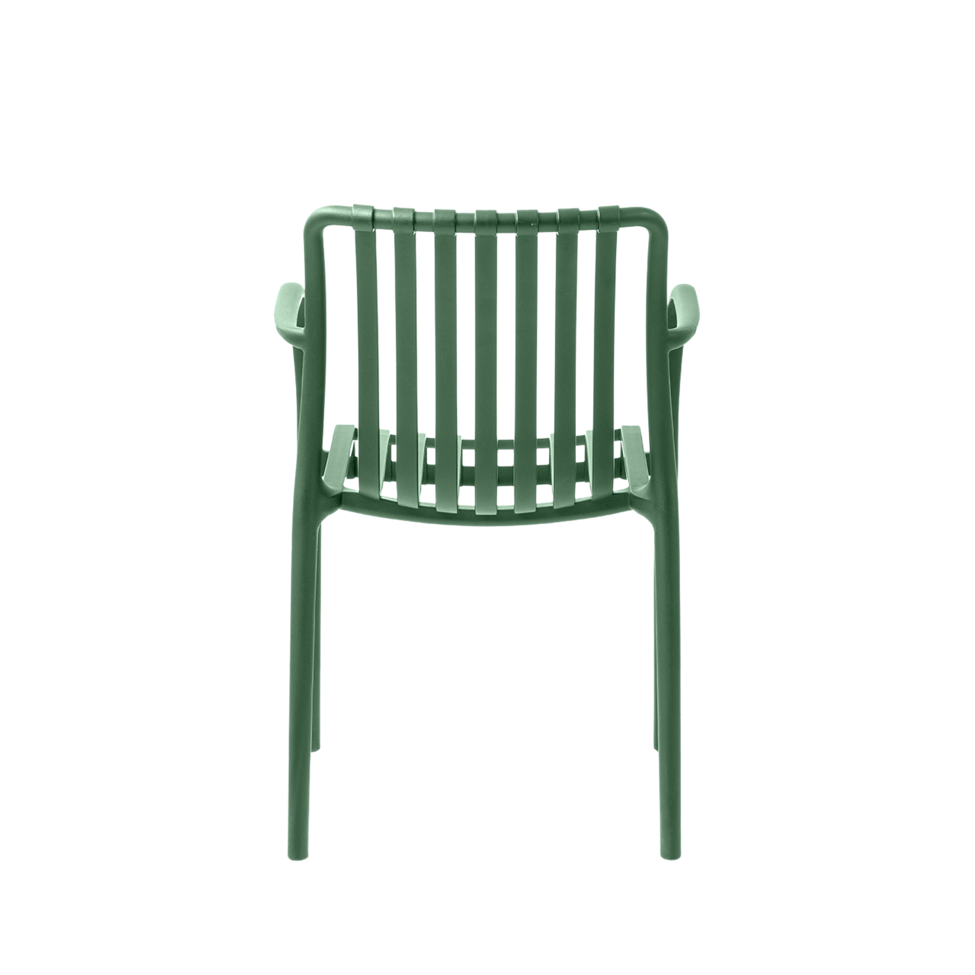 Paris Polypropylene Chair Sage Green – Stackable Outdoor Cafe Restaurant Hospitality Seating