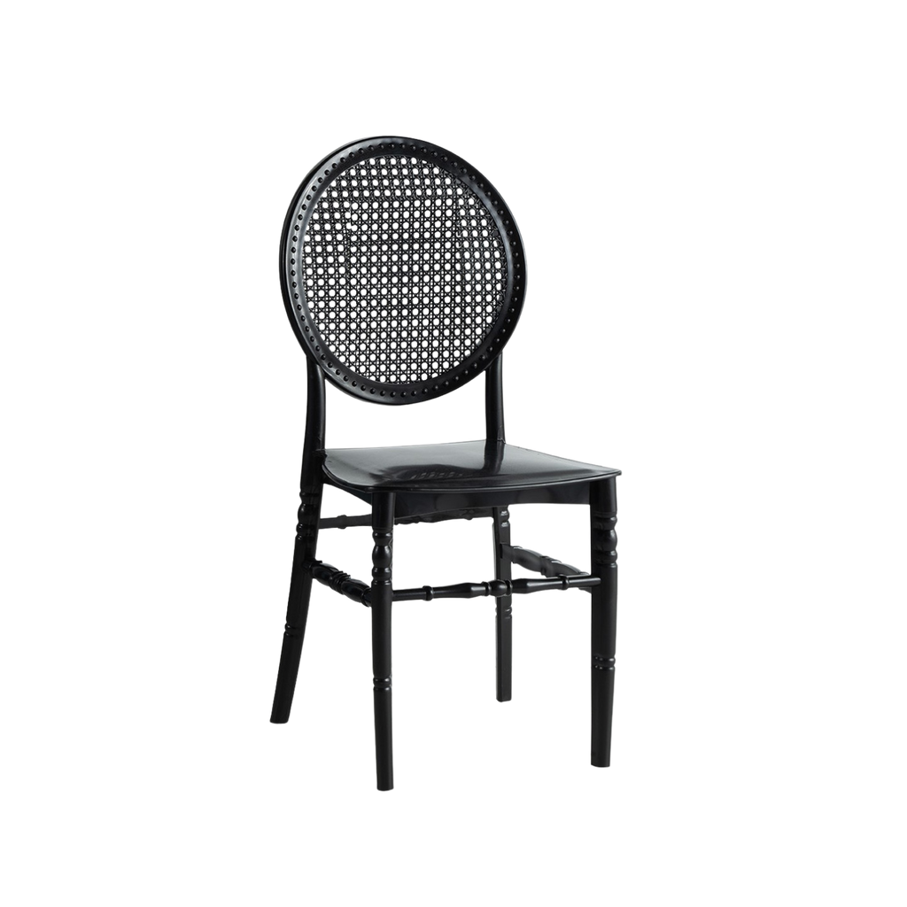 Chiavari Toy Stacking Polypropylene Chair Black