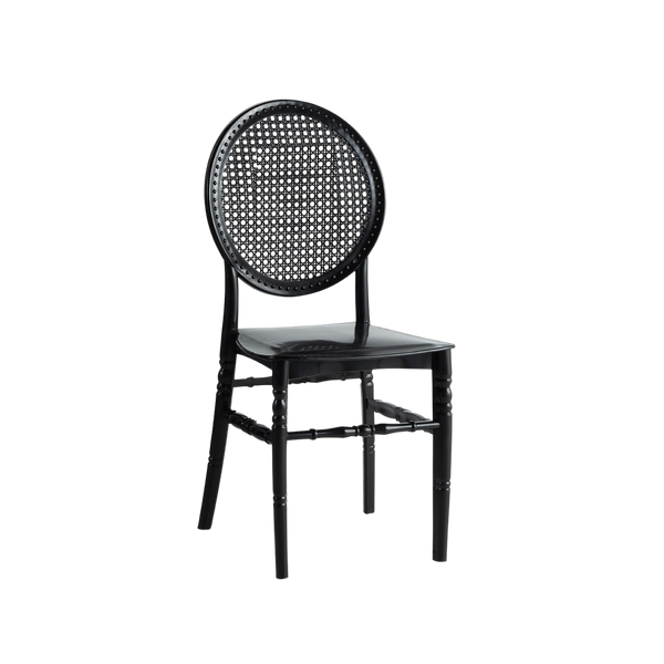 Chiavari Toy Stacking Polypropylene Chair Black