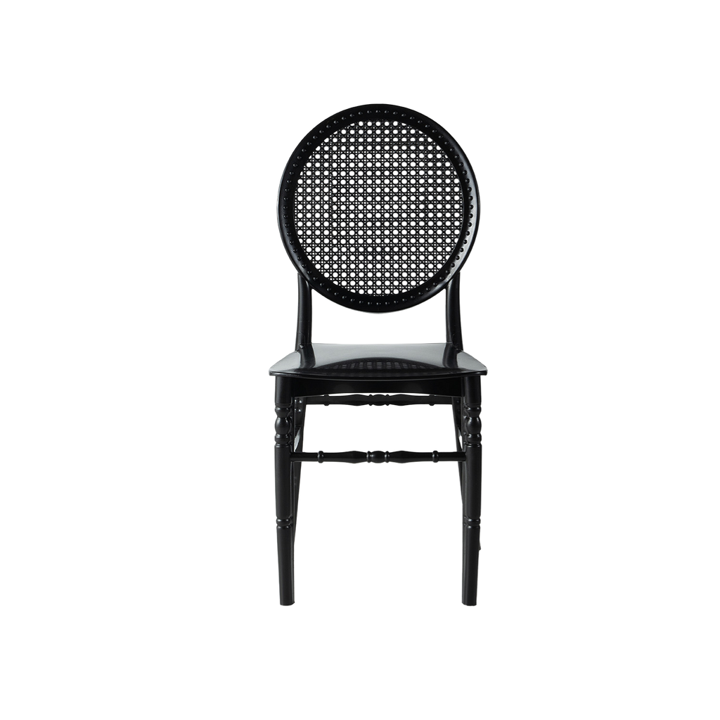 Chiavari Toy Stacking Polypropylene Chair Black