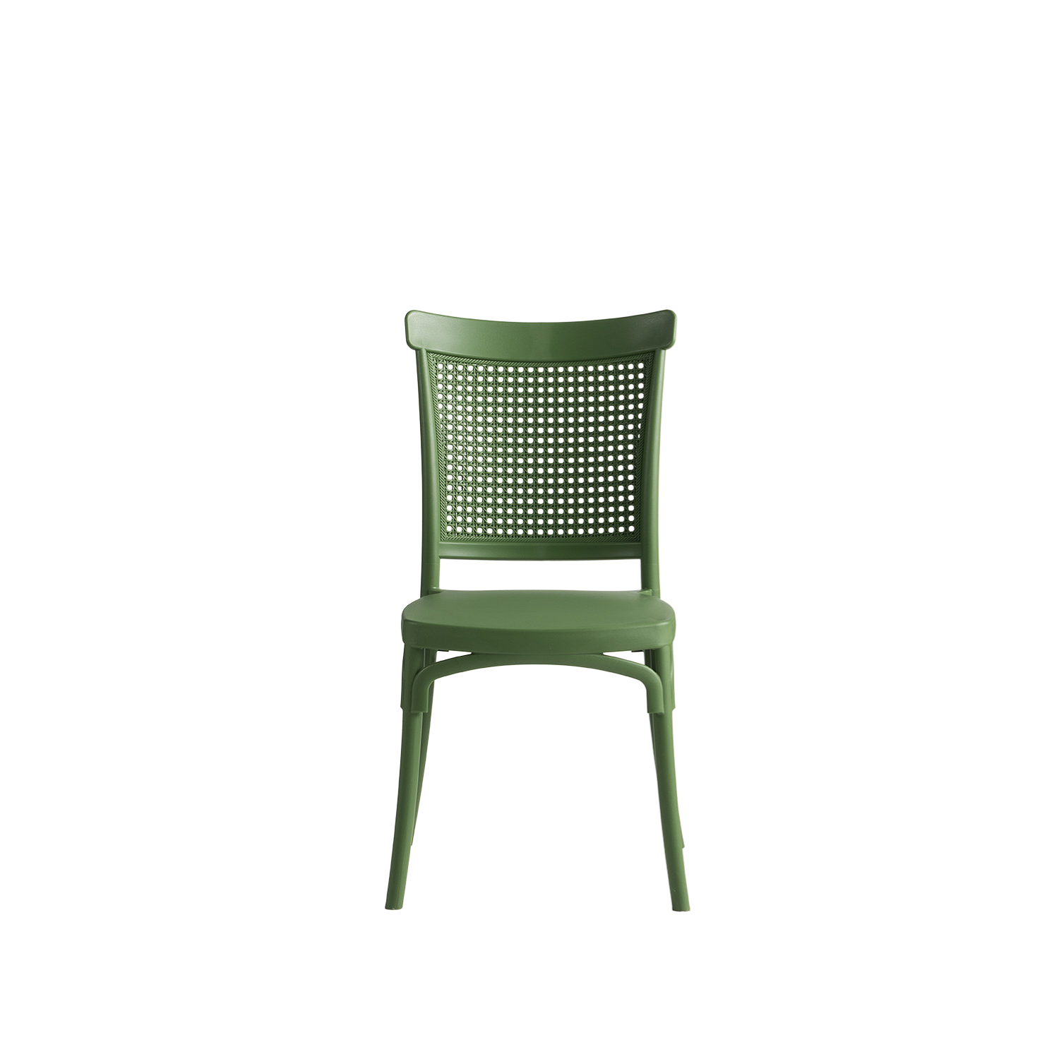 Lima Caffe/Bistro Polypropylene Stacking Chair Sage