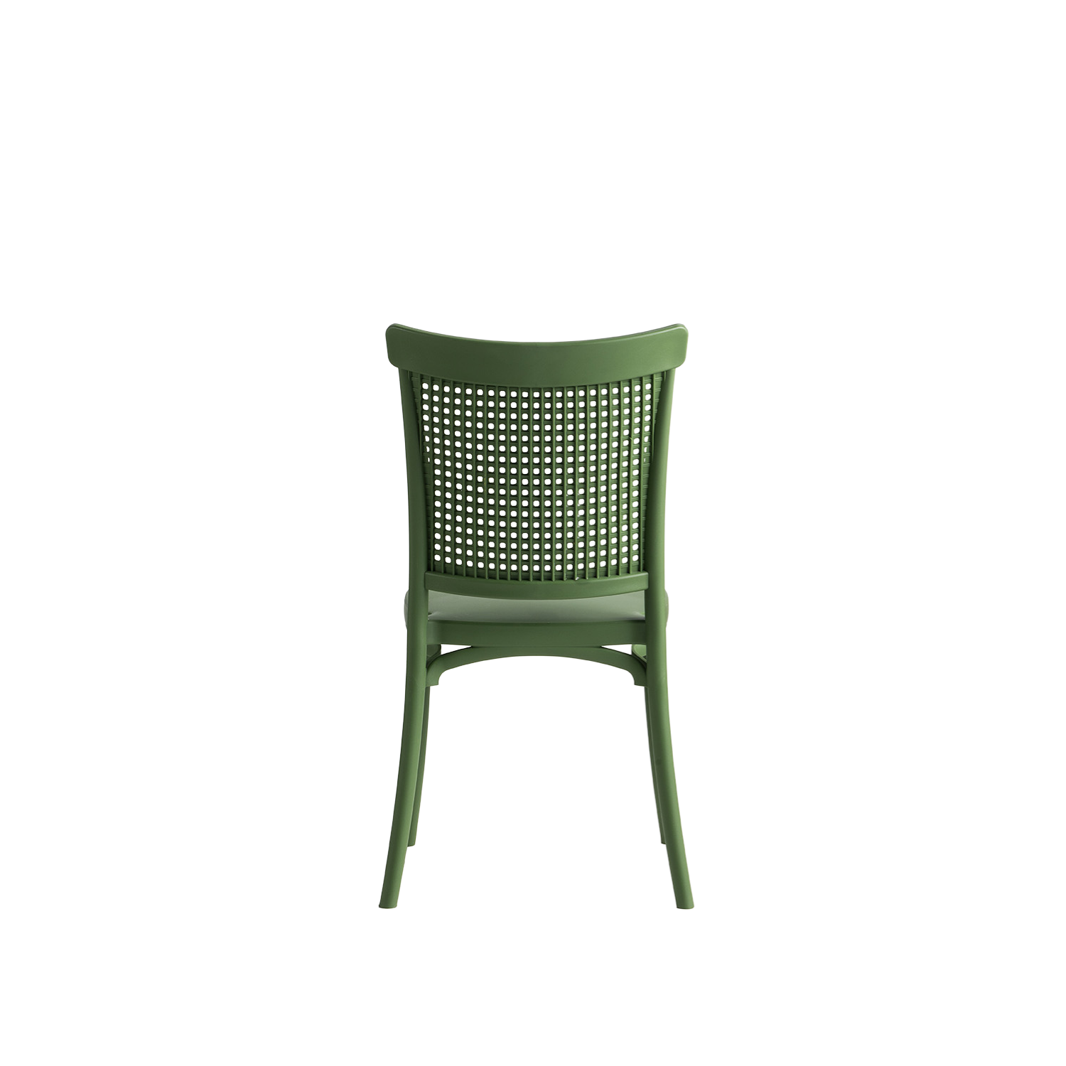 Lima Caffe/Bistro Polypropylene Stacking Chair Sage