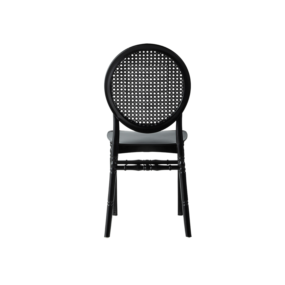 Chiavari Toy Stacking Polypropylene Chair Black