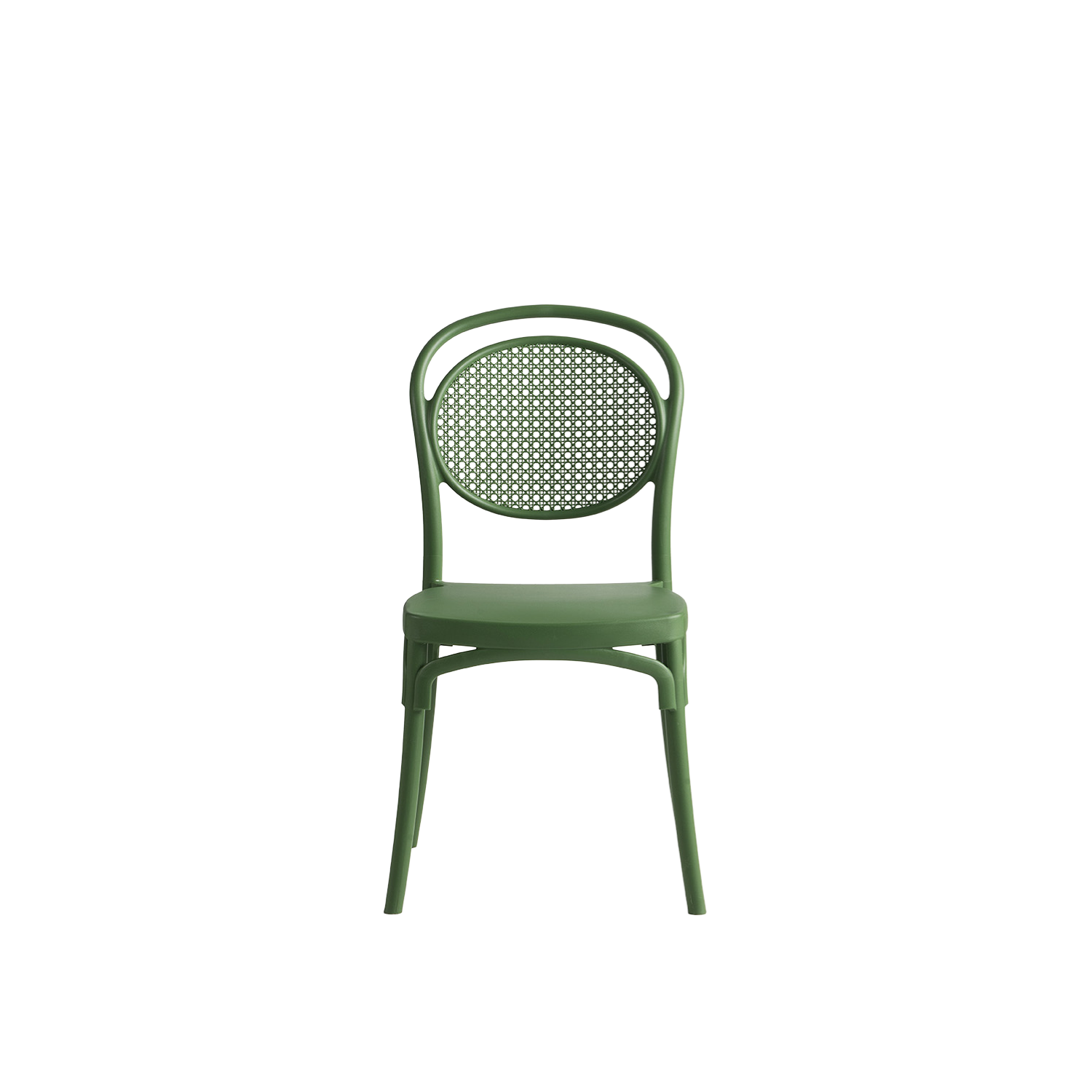 Sera Caffe/Bistro Polypropylene Stacking Chair Sage