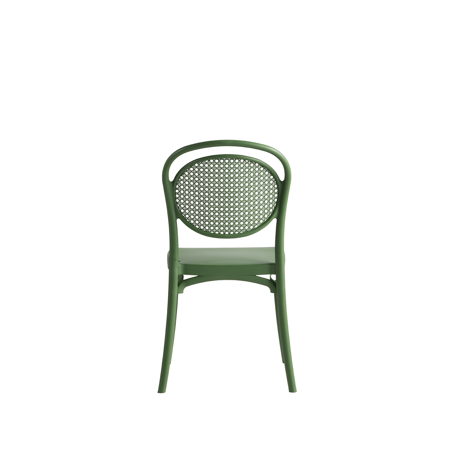 Sera Caffe/Bistro Polypropylene Stacking Chair Sage