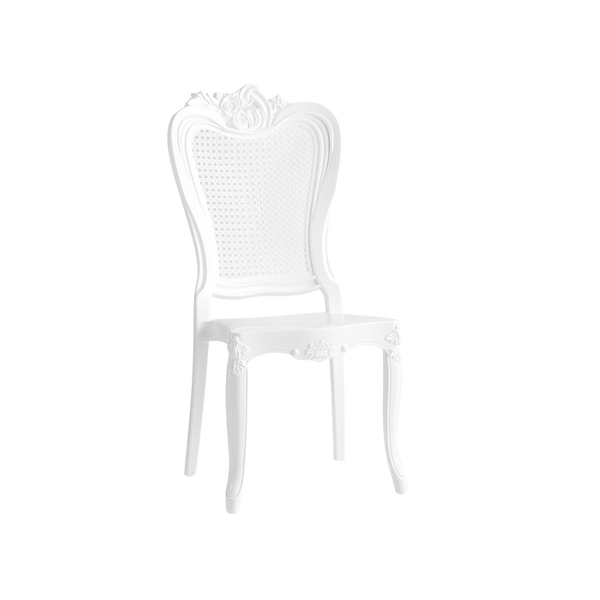 Chiavari Enigma Stacking Polypropylene Chair White