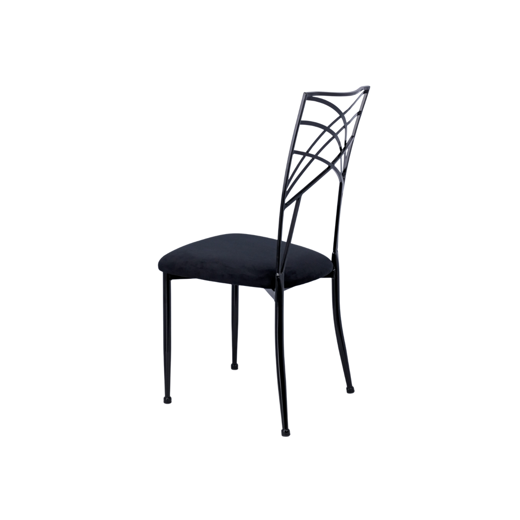 Chameleon Steel Event Stacking Chair Black