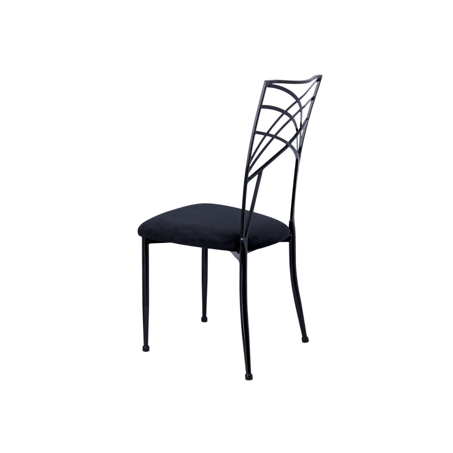 Chameleon Steel Event Stacking Chair Black