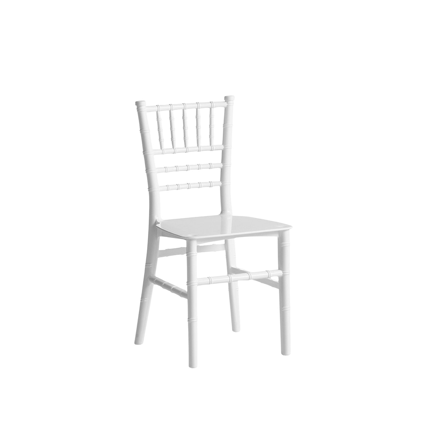 Chiavari Tiffany Kids Stacking Chair Polypropylene White