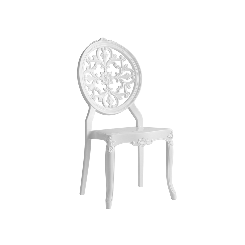 Chiavari Harmony Stacking Polypropylene Chair White