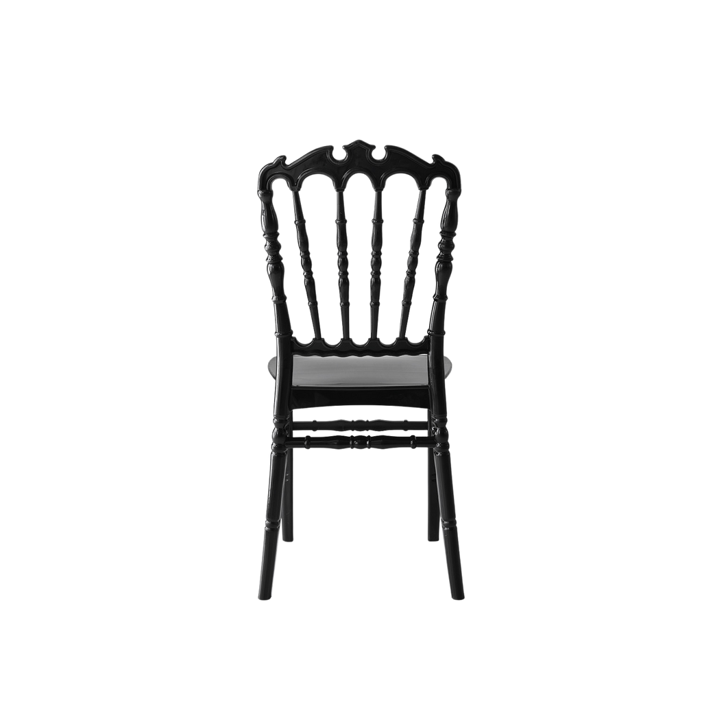 Chiavari Ferman Polypropylene Stacking Chair Black
