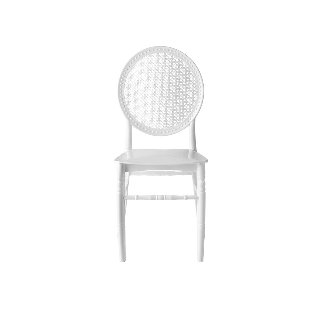 Chiavari Toy Stacking Polypropylene Chair White