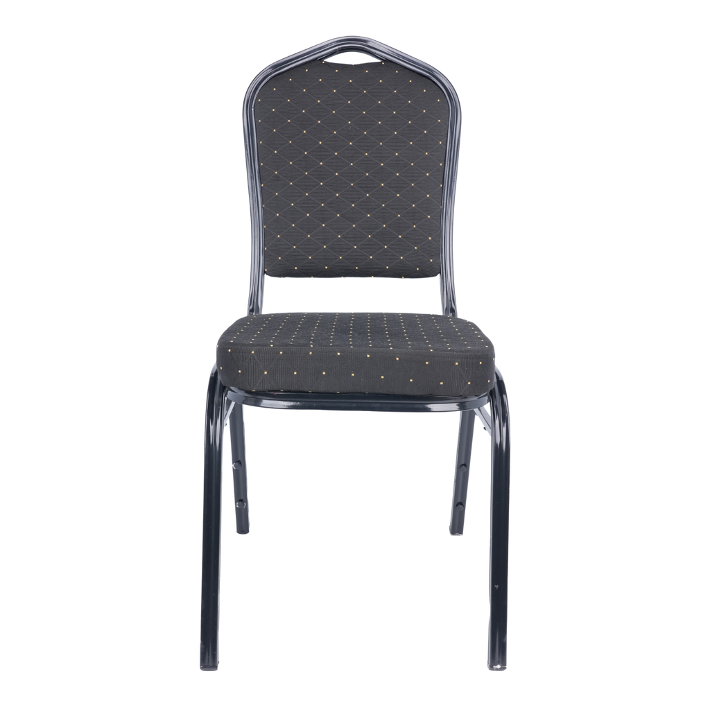 Premium Banquet Stacking Chair Full Black