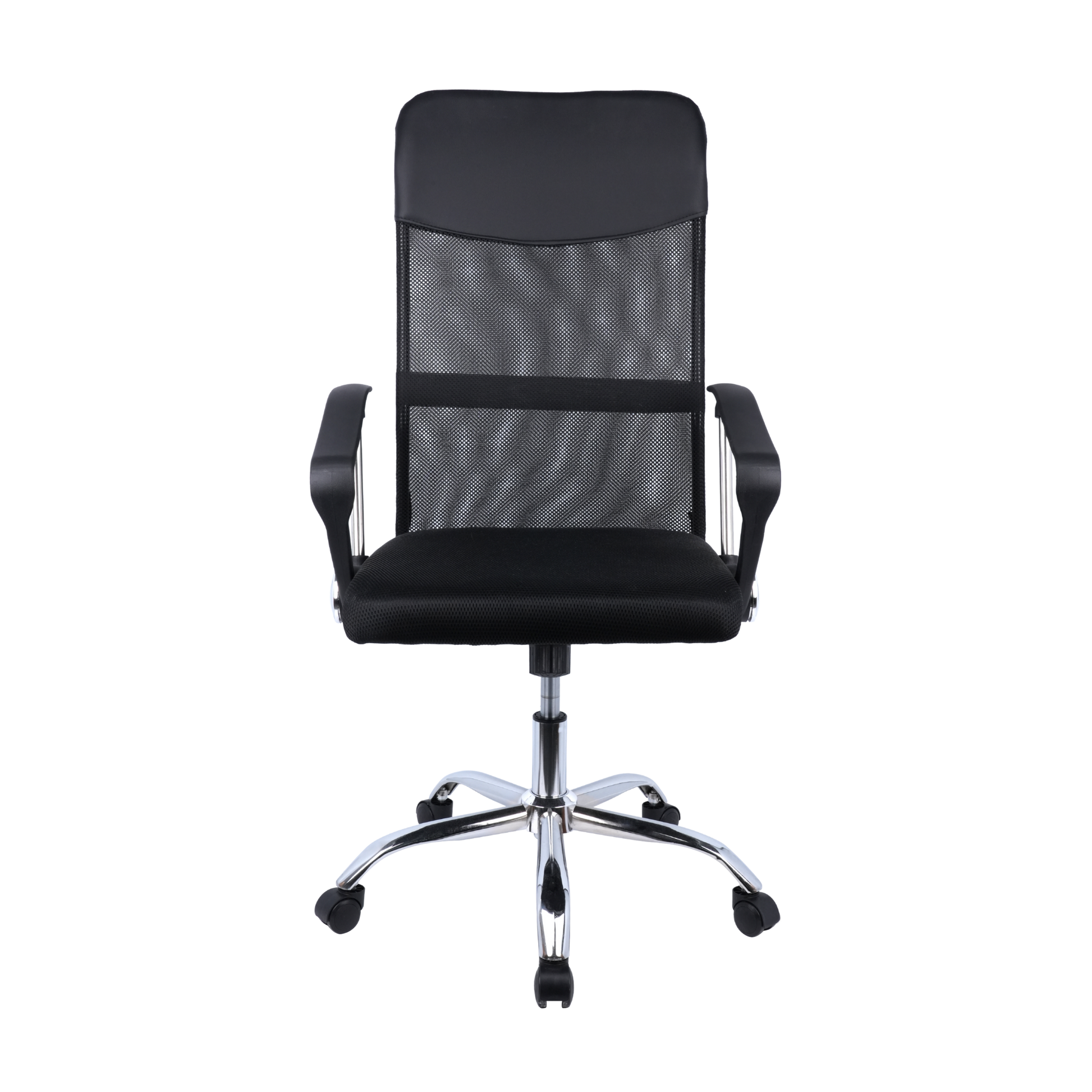 Swivel Desk Chair with Armrests, Adjustable Height & Breathable Back