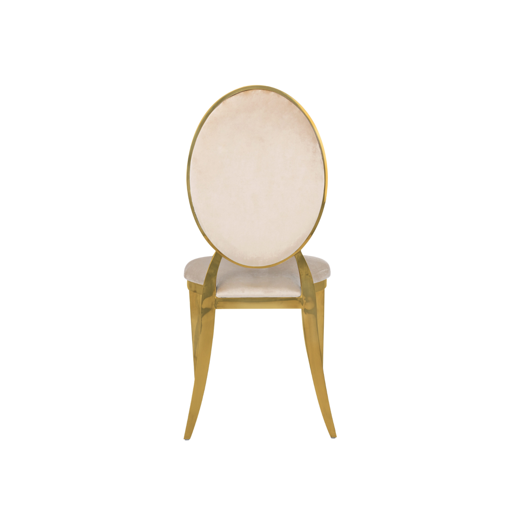 Washington Plus Upholstery Stacking Chair Velvet - Beige