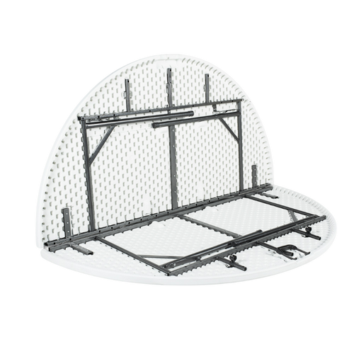 150cm (5ft) Folding Round Banquet Table – 6 to 8 Seater Plastic Catering Table