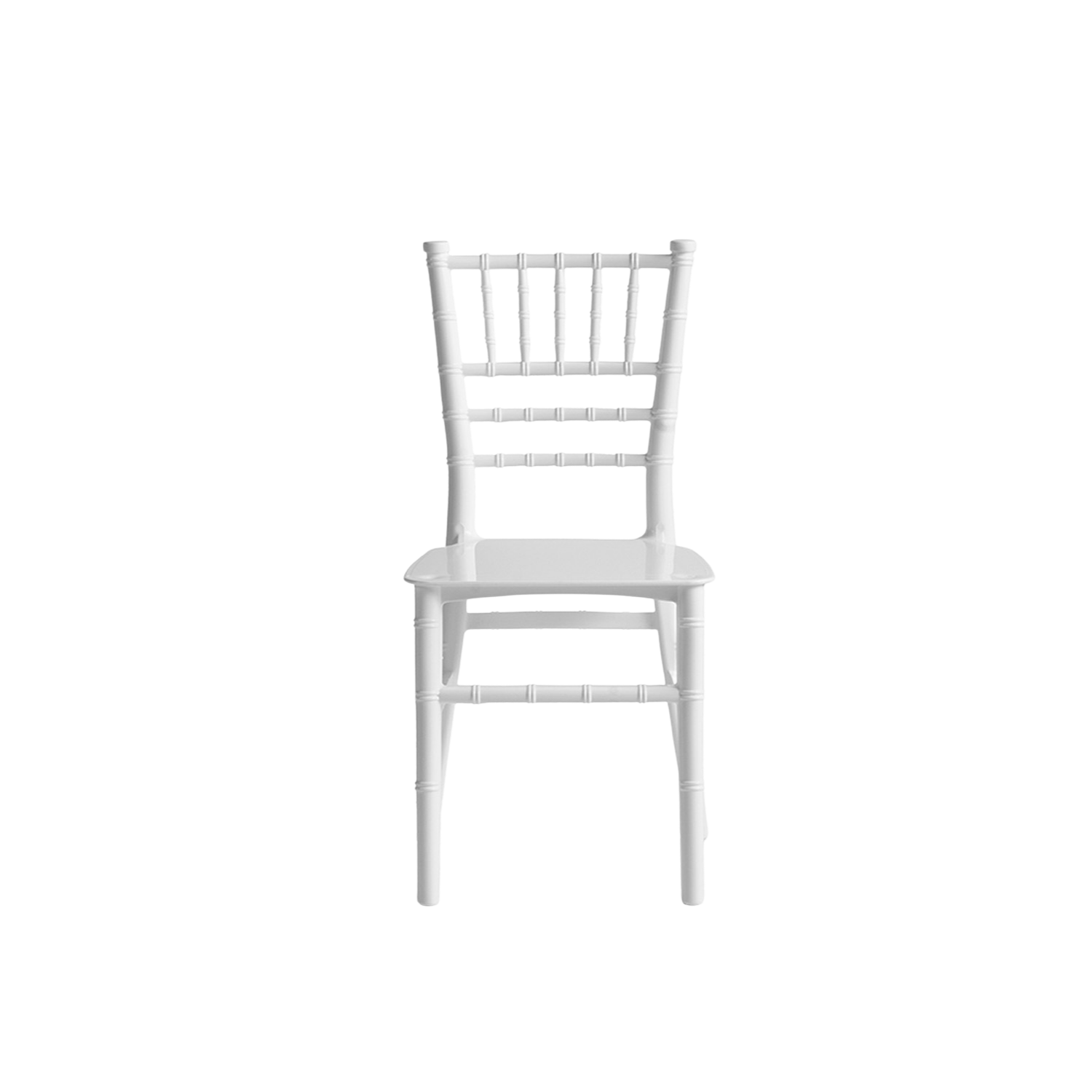 Chiavari Tiffany Kids Stacking Chair Polypropylene White