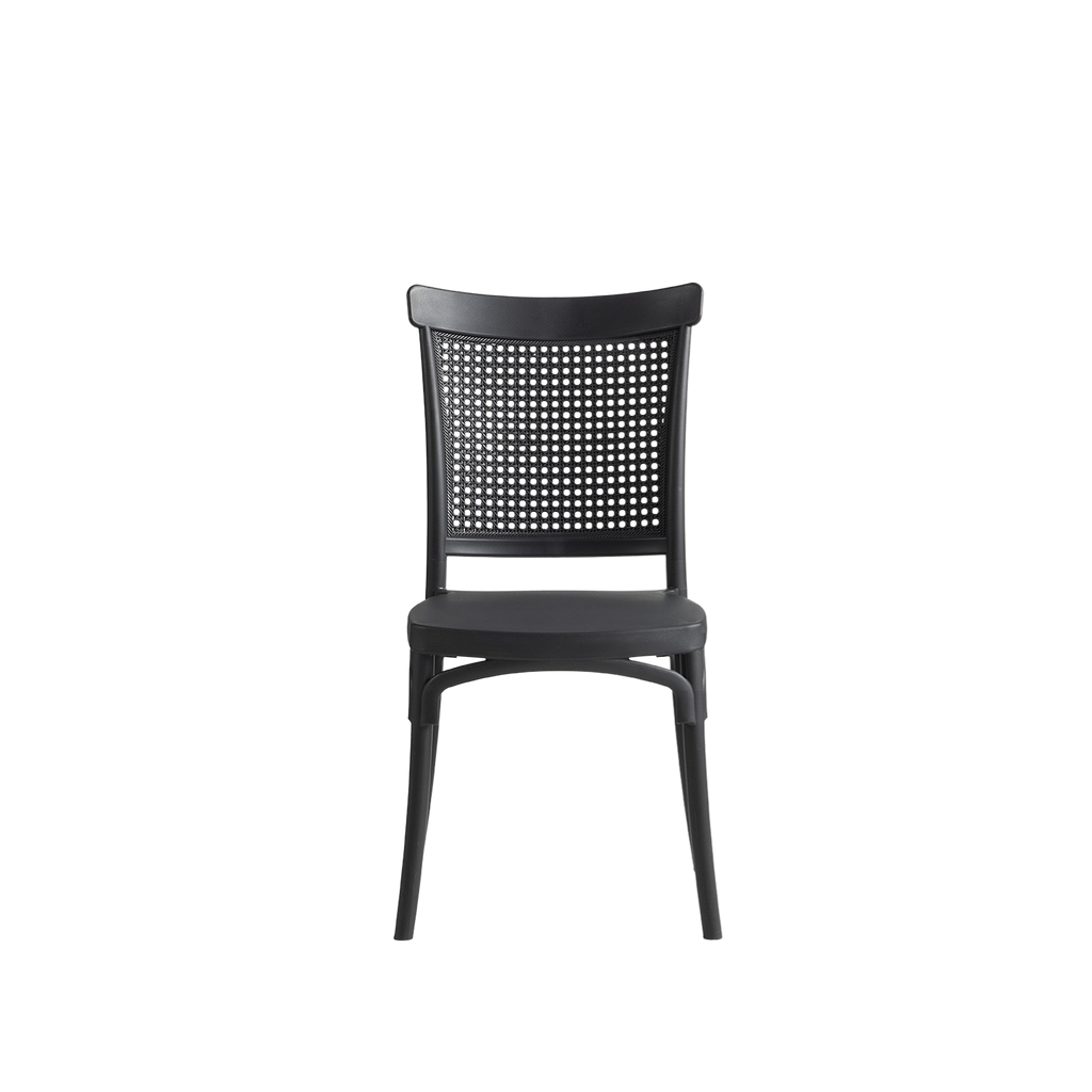 Lima Caffe/Bistro Polypropylene Stacking Chair Antracit