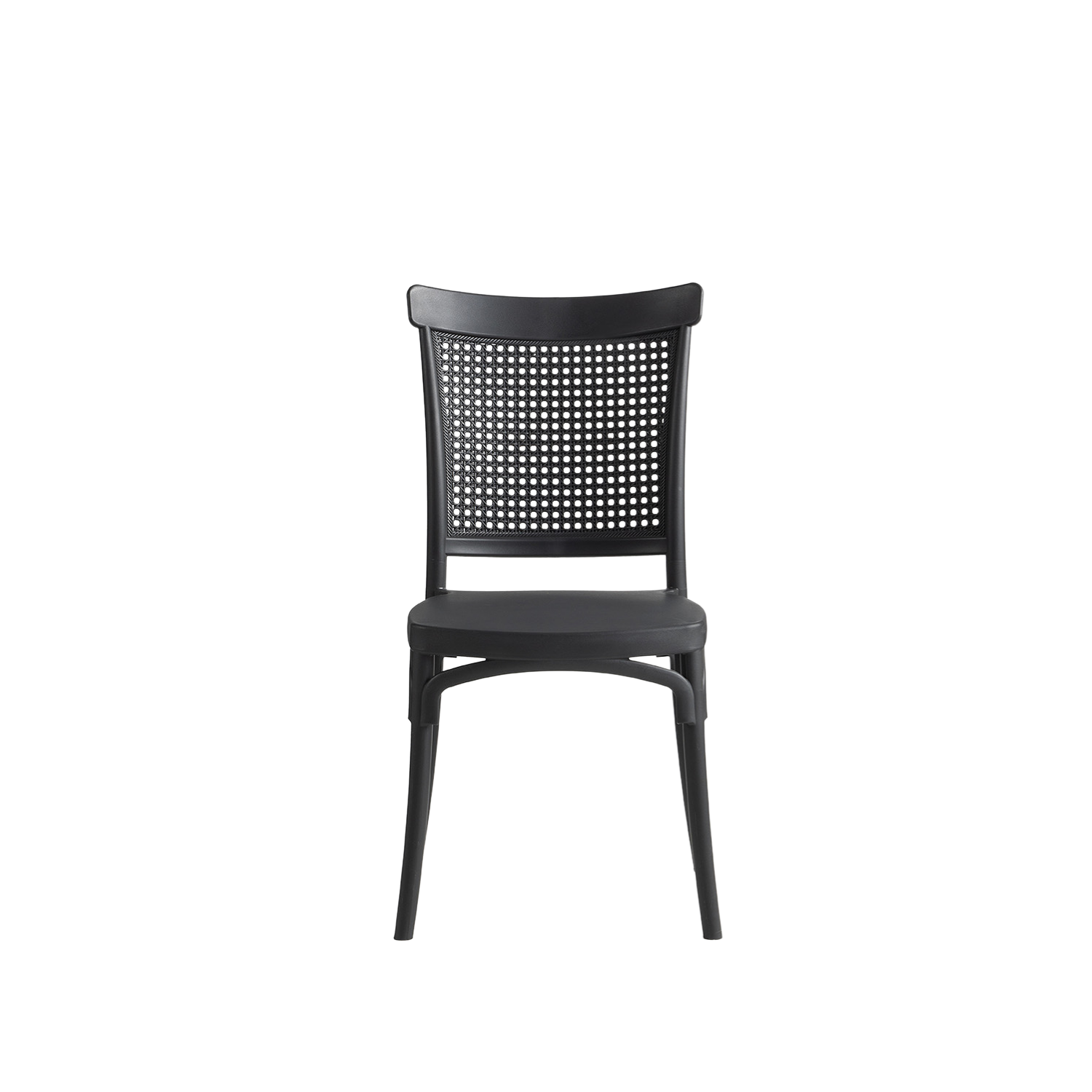 Lima Caffe/Bistro Polypropylene Stacking Chair Antracit