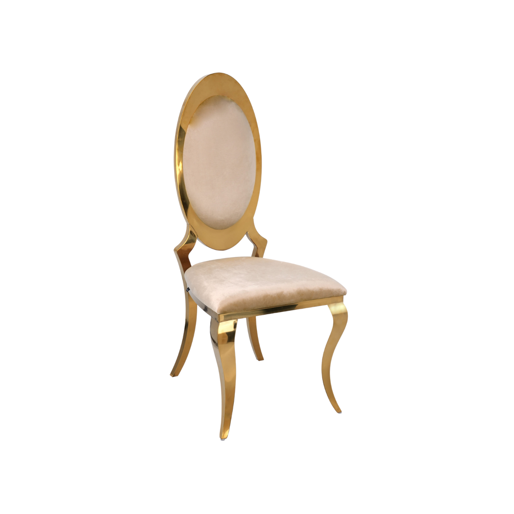 Elixo Stainless Steel Event Stacking Chair Gold