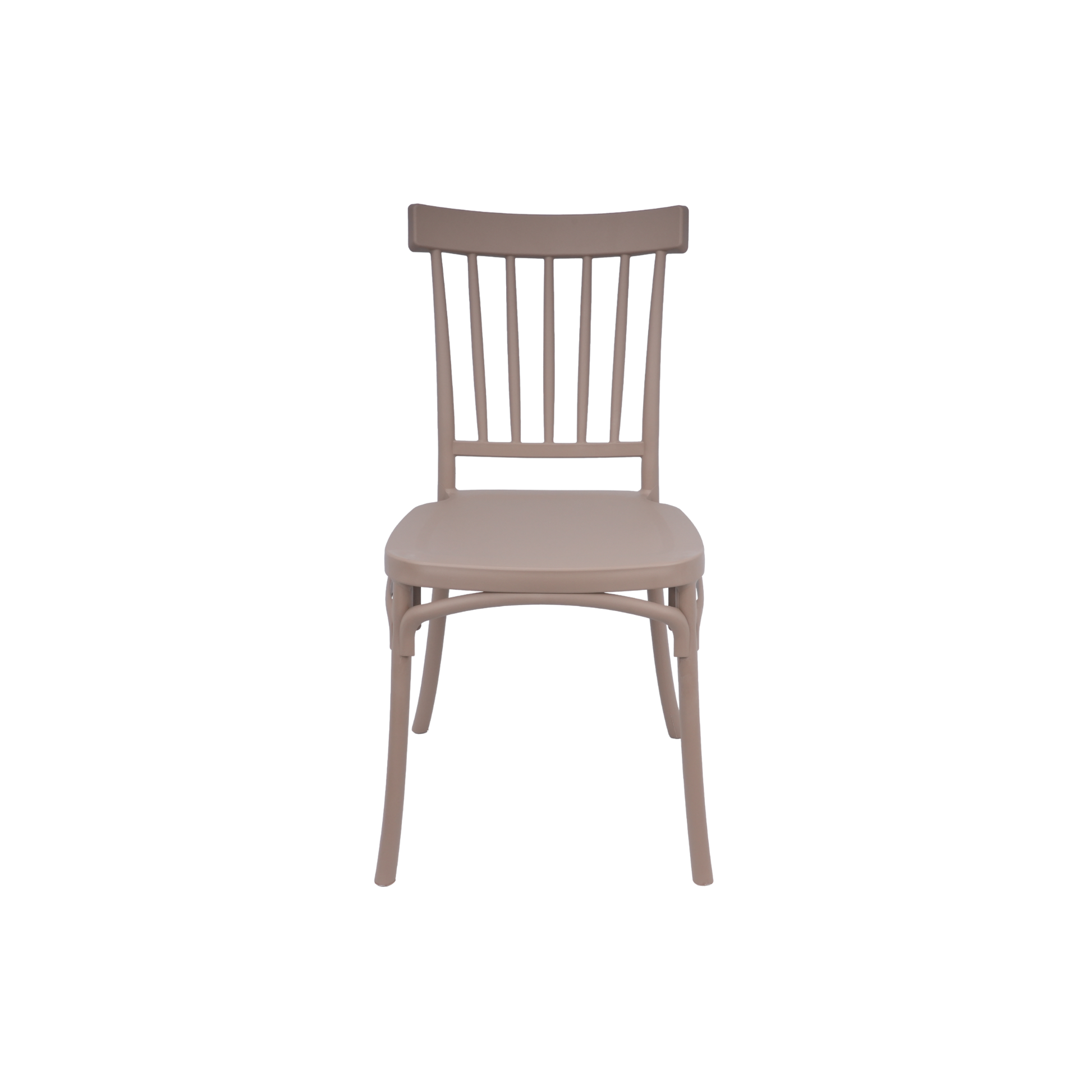 Standard Polypropylene Café Chair Cream For Indoor & Outdoor Commercial Seating