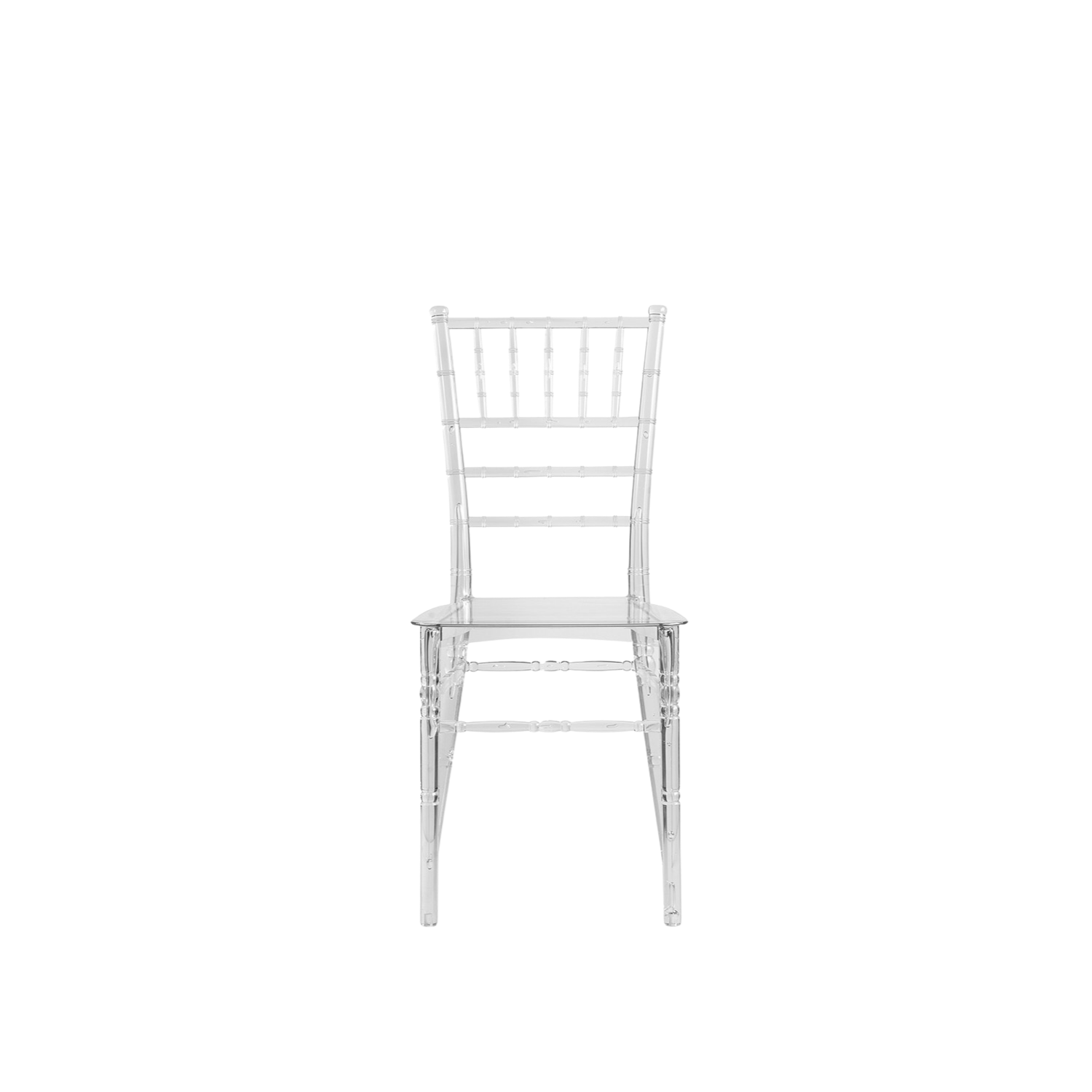 Chiavari Tiffany Acrylic Stacking Chair Ghost