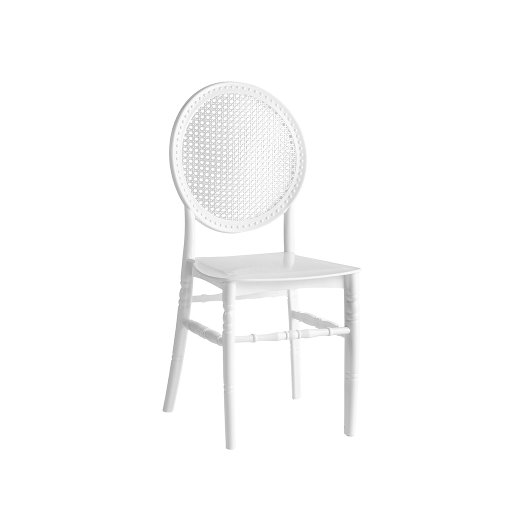 Chiavari Toy Stacking Polypropylene Chair White