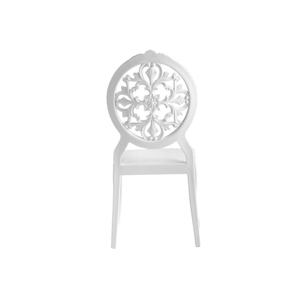 Chiavari Harmony Stacking Polypropylene Chair White